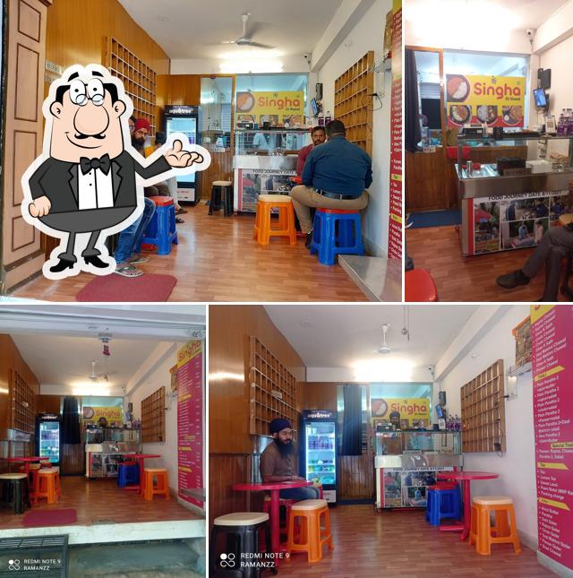 The interior of SINGHA DI RASOI