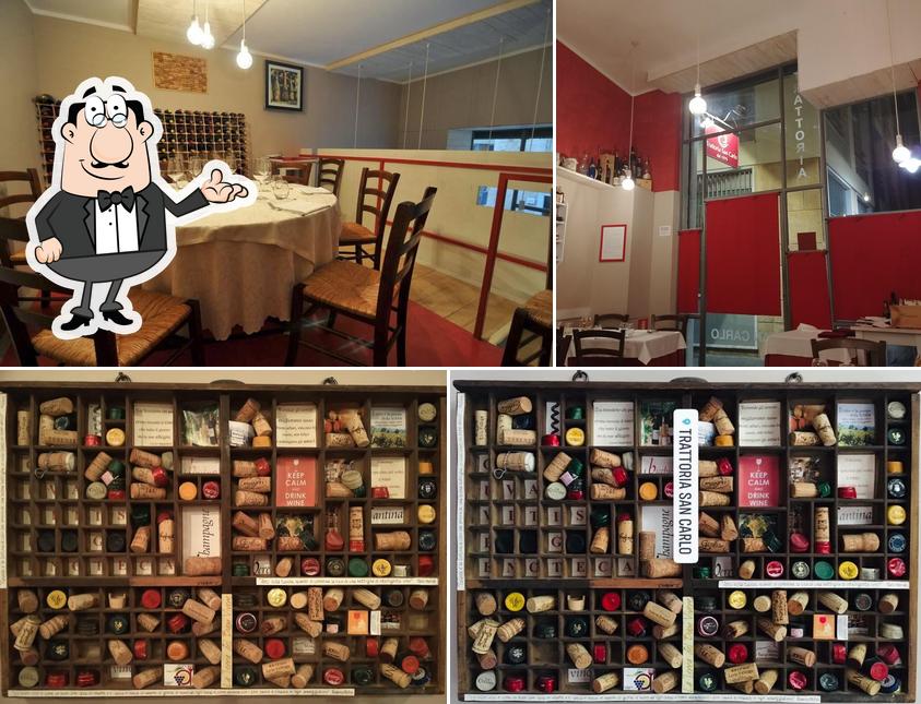 Dai un'occhiata agli interni di Trattoria San Carlo