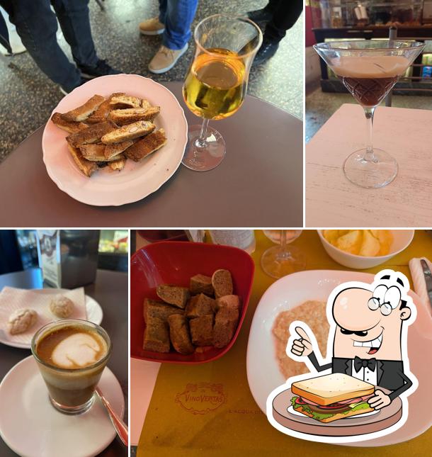 Toast al formaggio al Bar Tessieri