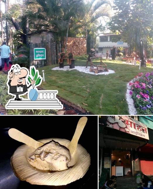 This is the photo displaying exterior and seafood at Mohan Ice Cream