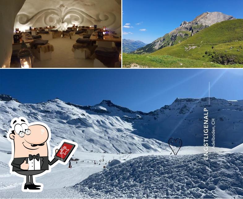 Gli esterni di Fondue Igloo Engstligenalp