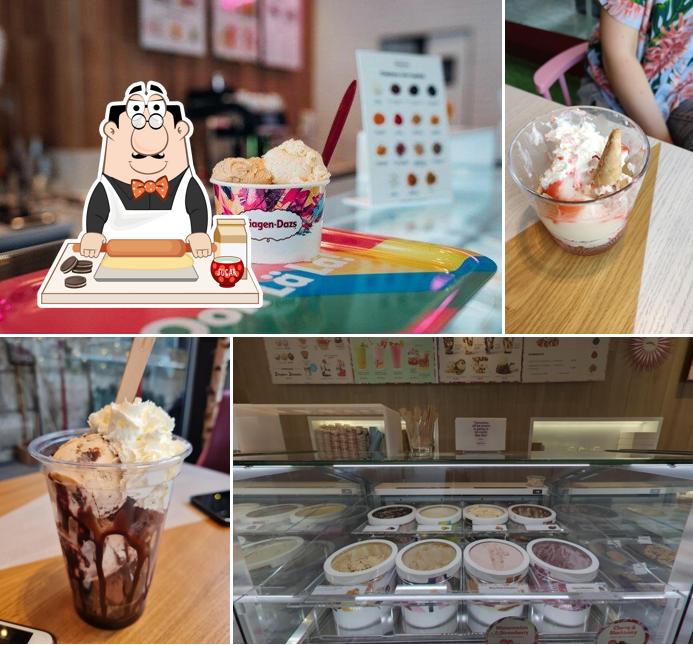 Häagen-Dazs offre un'ampia selezione di dolci