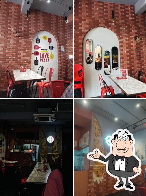 The interior of La Milano Pizzeria