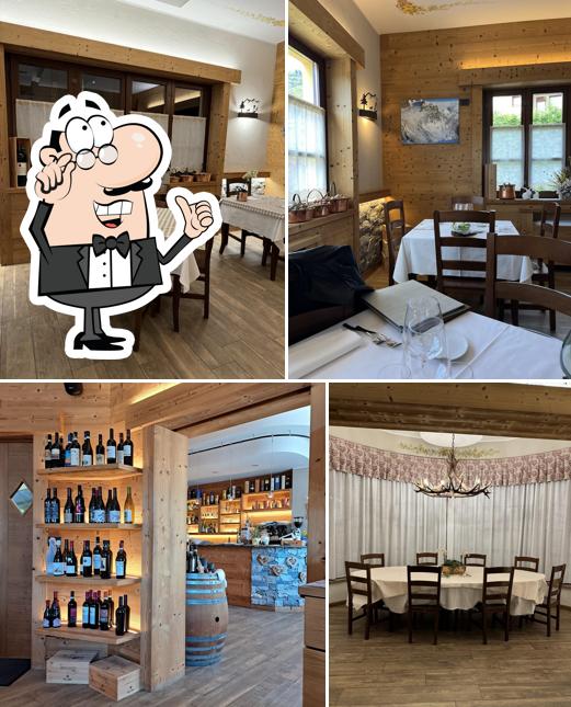 Gli interni di Osteria il Camino