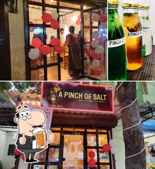 Order a pint of light or dark beer