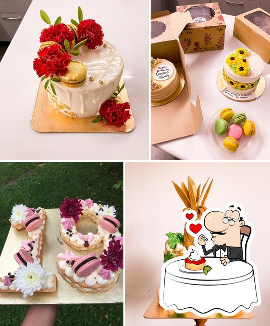 Cakes & Doilies offers a variety of sweet dishes