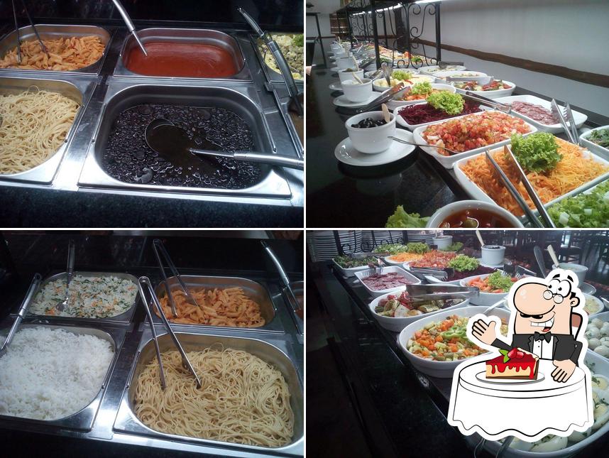 Churrascaria Boi na Brasa - Feira de Santana serve uma seleção de pratos doces