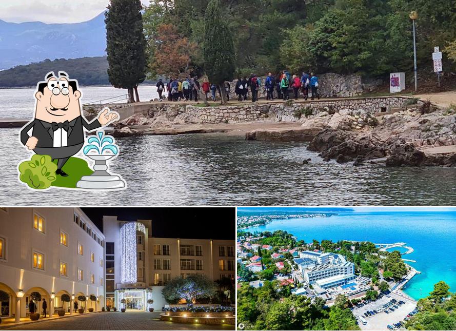 La parte esterna è una caratteristica importante di Hotel Malin