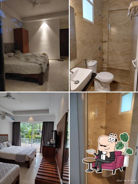 The interior of La Vera Boutique Hotel
