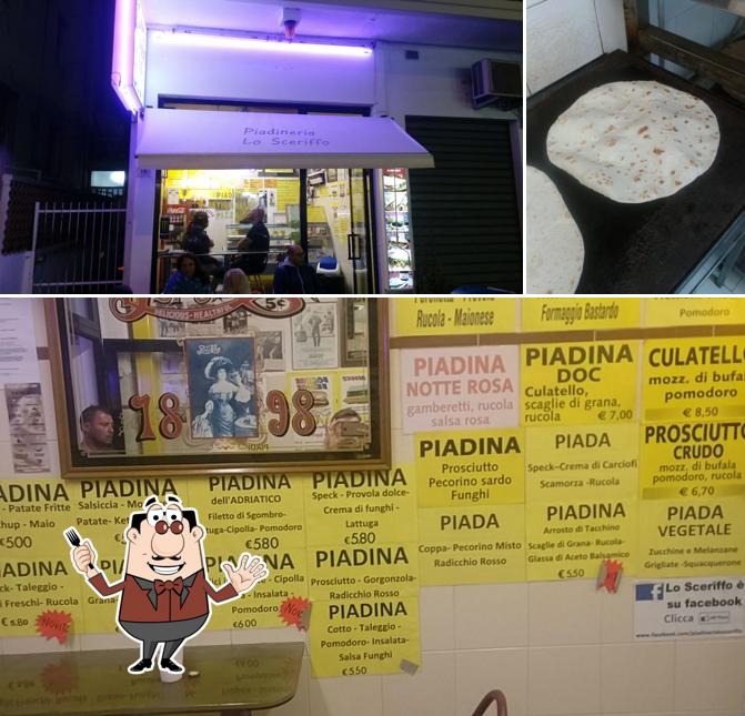 Cibo al Piadineria Lo Sceriffo