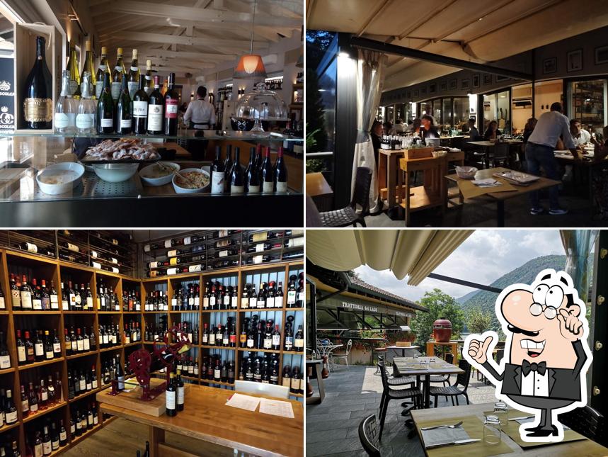 Siediti a un tavolo di Trattoria del Lago