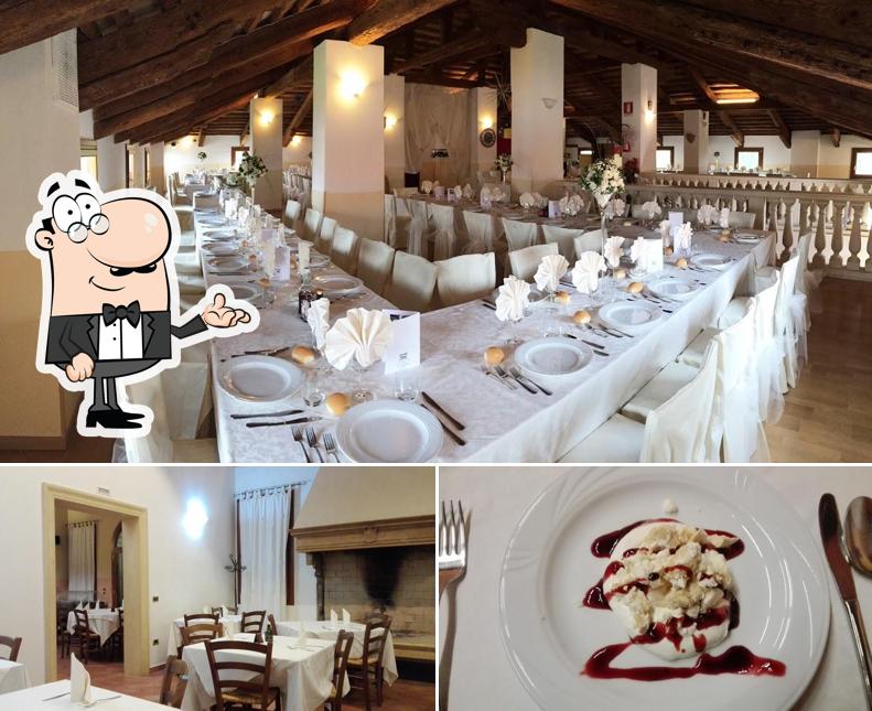 La foto della interni e cibo di Corte Priuli ristorante pizzeria alloggio