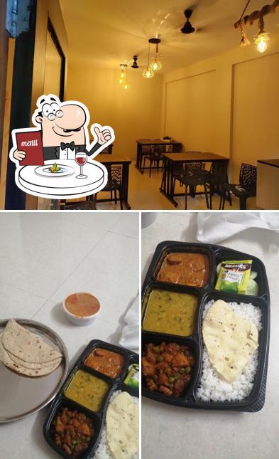 Among various things one can find food and interior at Desi Rasoi