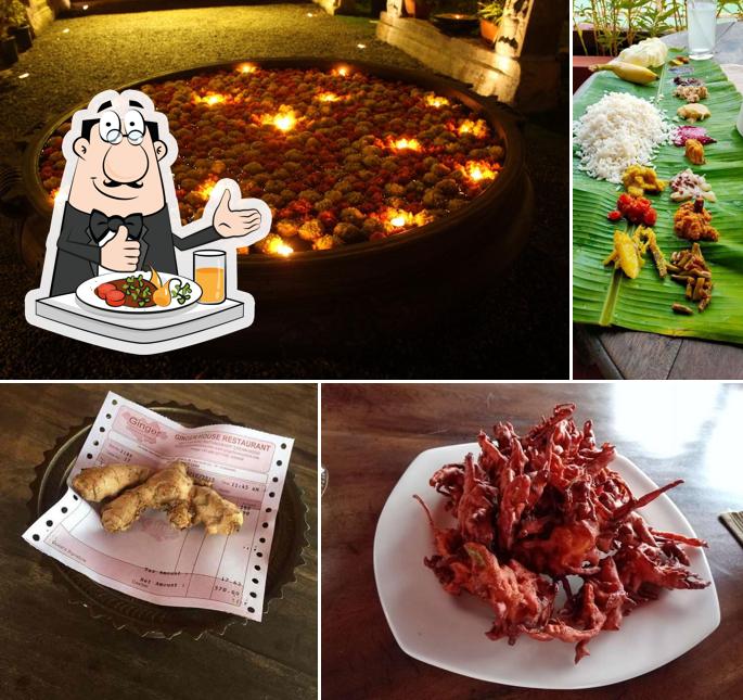 Food at Ginger House Restaurant
