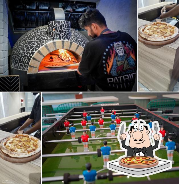 Order different kinds of pizza