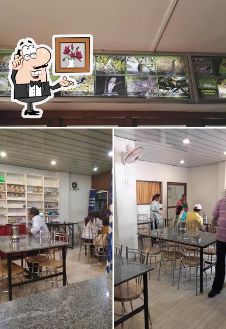 The interior of Vasant Vihar Pure Veg