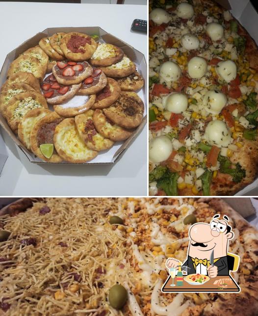 Comida em Pizzaria Luana