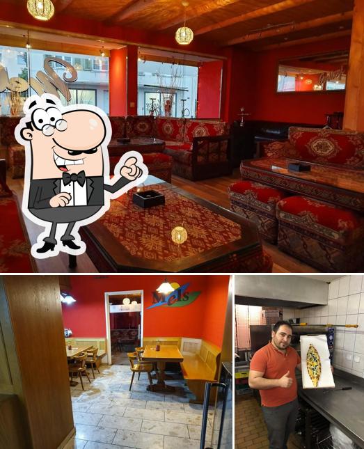 Questa è la foto che raffigura la interni e esterno di Mels Haus pizza Kebab