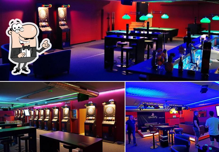 Gli interni di Ned Kelly Lounge