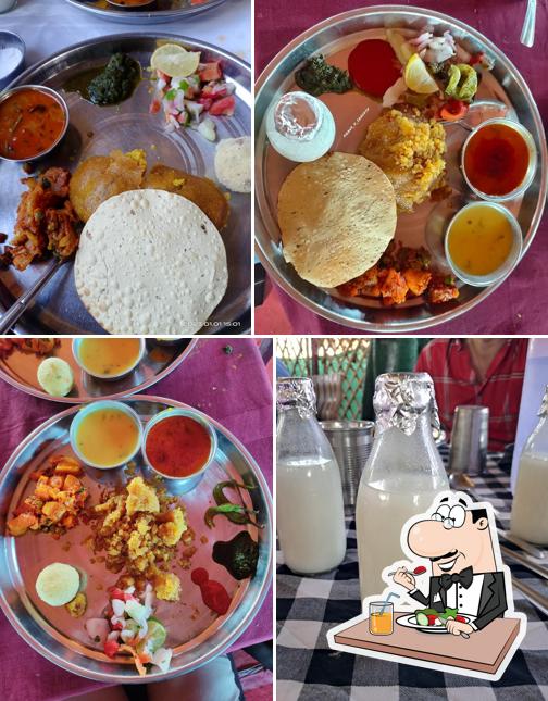 Food at Shri Sai Dal Bafla laddu