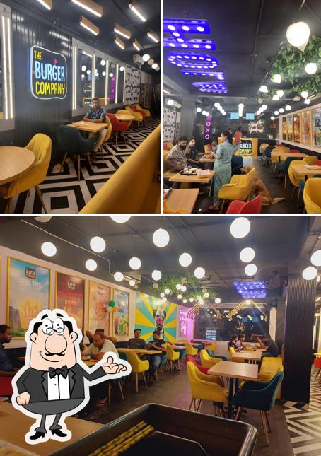 The interior of THE BURGER COMPANY