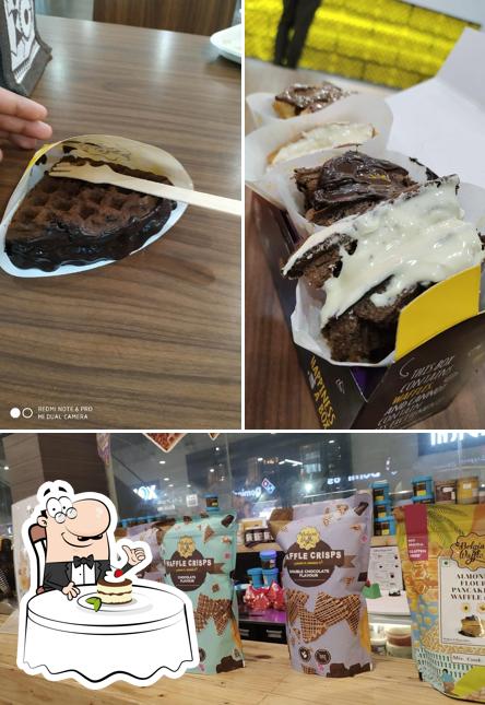 The Belgian Waffle Co serves a variety of desserts