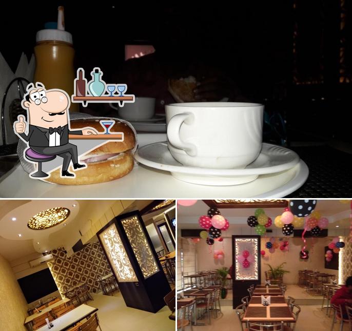 Krishna Cafe is distinguished by interior and beverage