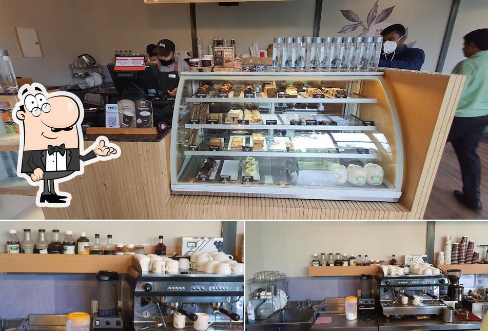 The interior of Barista coffee