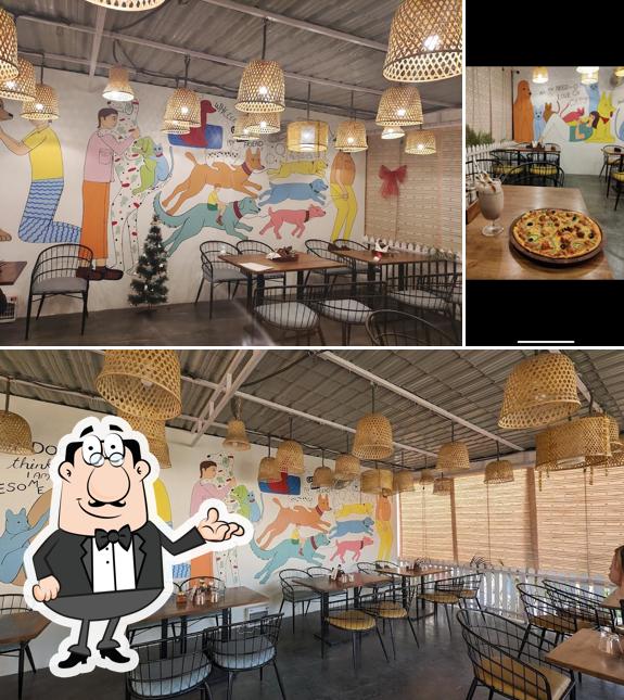 The interior of Pups and Cups