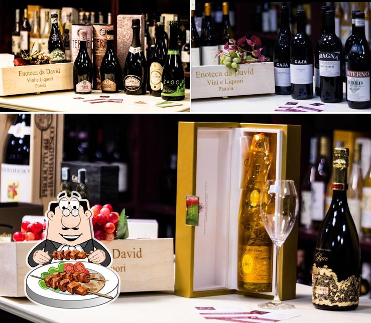 Cibo al Enoteca Da David, Pistoia