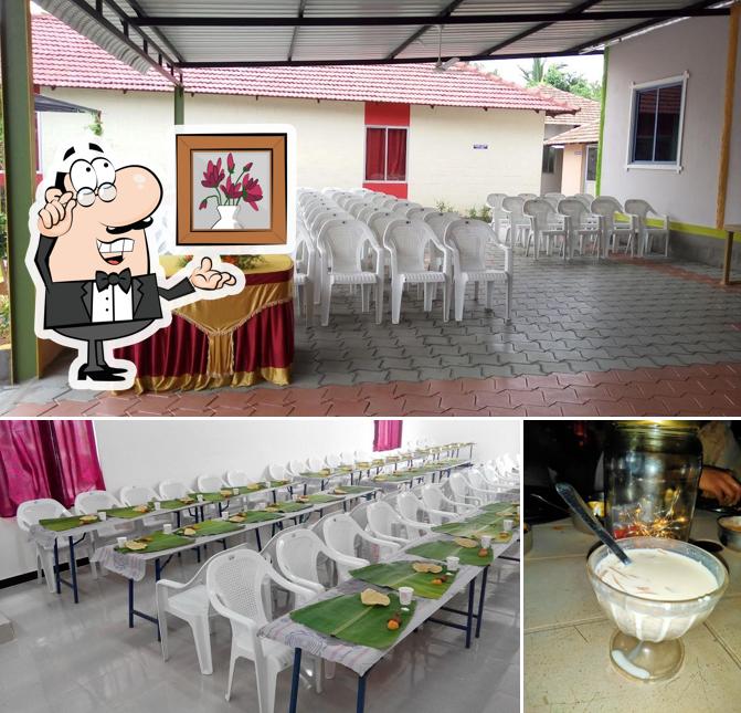 The photo of interior and beverage at Marinaa Restaurant