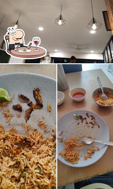 Food at On Fire Restaurant