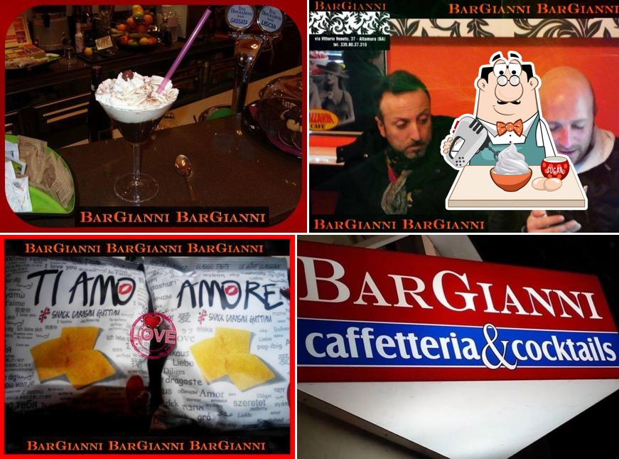BarGianni food propone un'ampia varietà di dolci