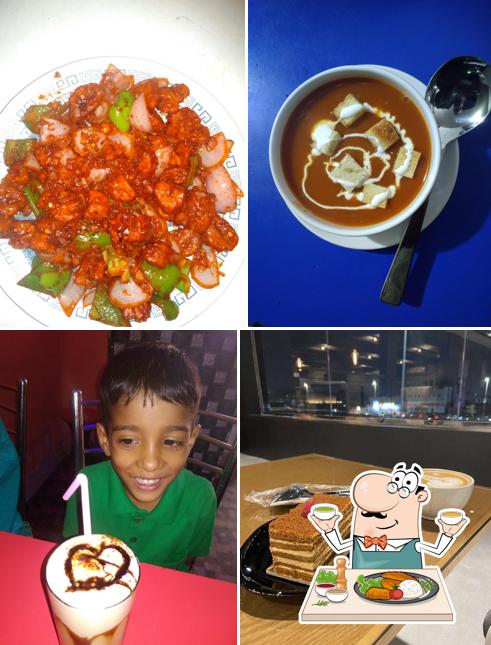 Food at Checkmate cafe