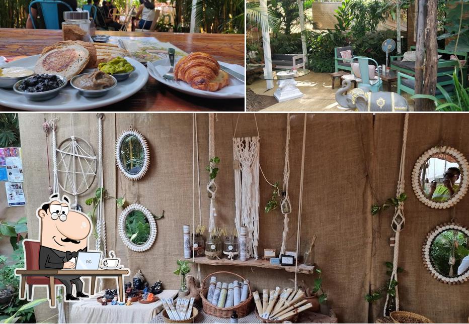 Take a seat at one of the tables at Garden Of Dreams