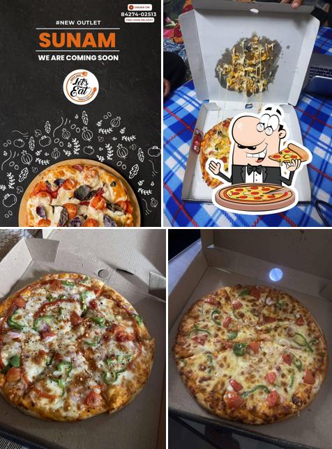 Pick pizza at Let's Eat Sunam