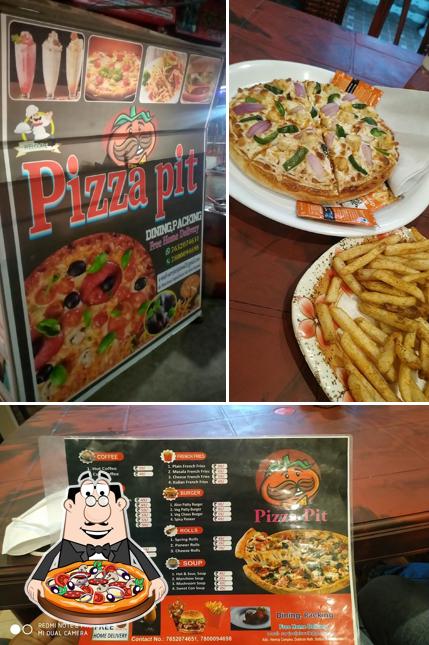 Try out pizza at Pizza pit