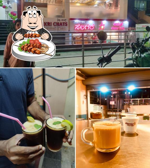 The restaurant's food and beverage