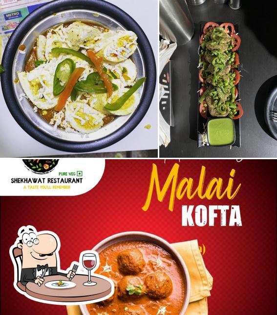 Food at Shekhawat restaurant