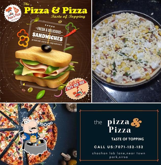 Food at The Pizza & Pizza