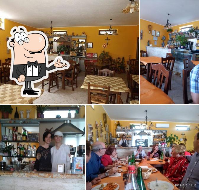 Gli interni di La Rustica