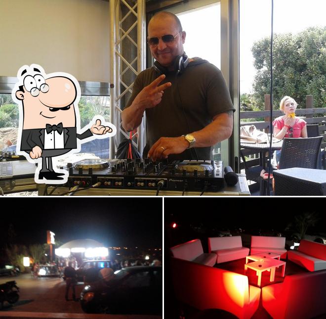 Gli interni di Roxy Bar