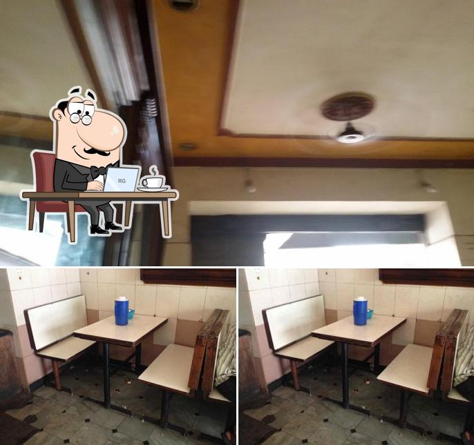 The interior of Star Of India Cafe