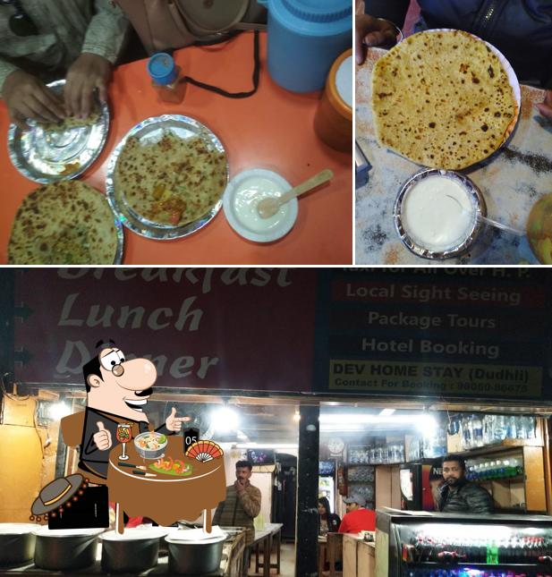 The picture of food and exterior at THAKURDHABA