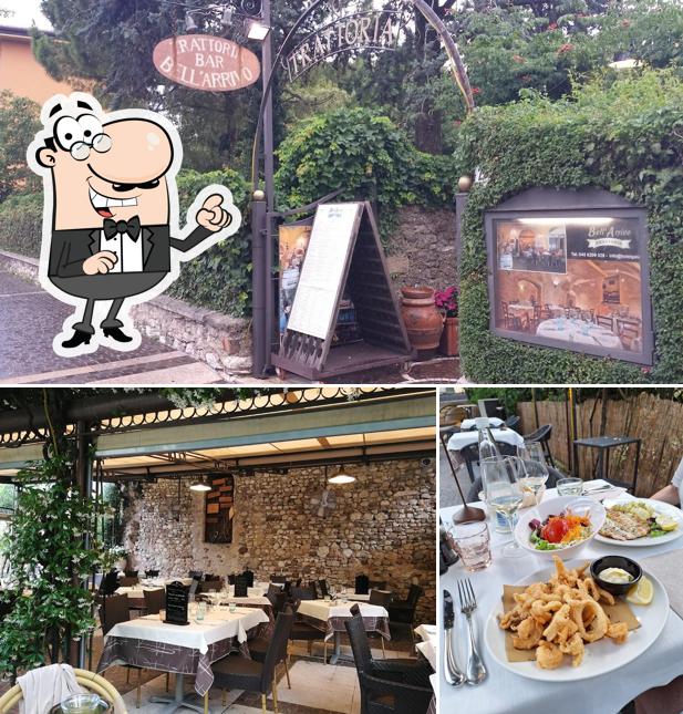 Gli interni di Trattoria Bell'arrivo