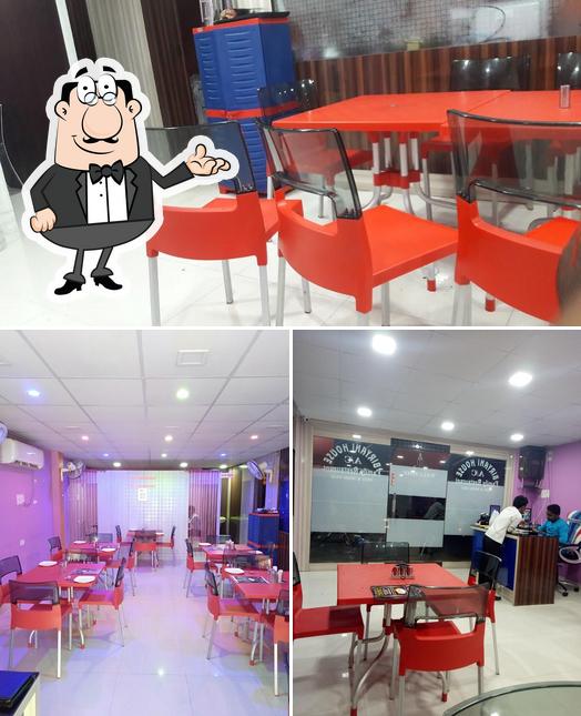 The interior of Biryani House