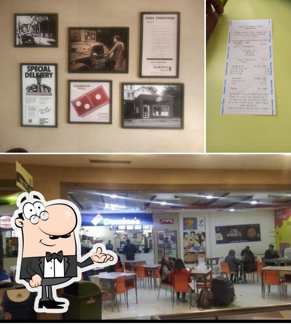 The interior of Domino's Pizza Jothwada, Jaipur