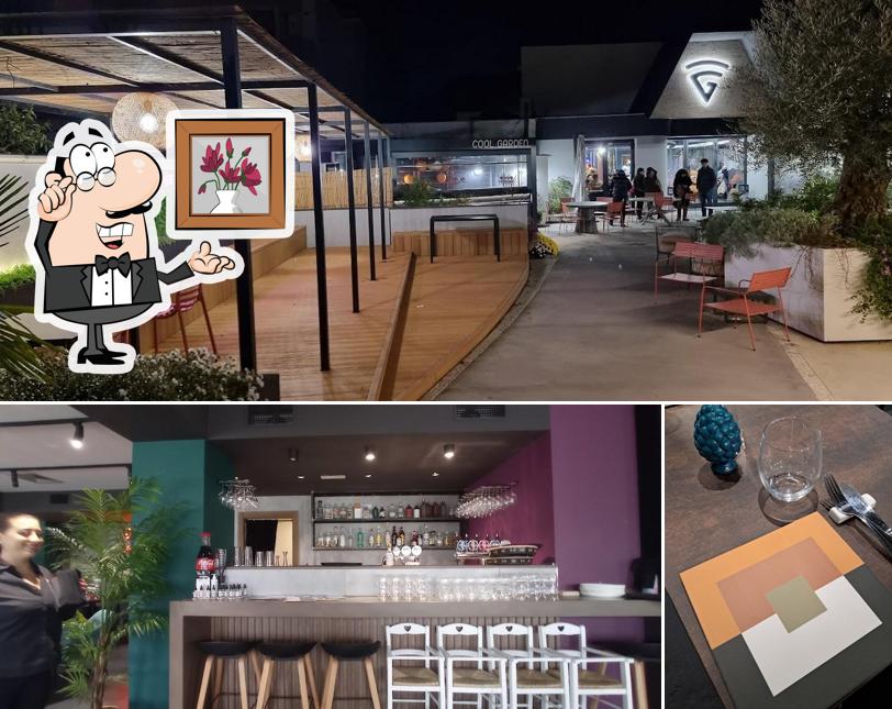 La interni e bevanda del ristorante