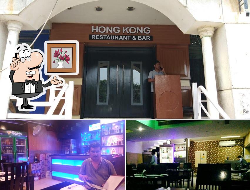 The interior of Hong Kong Restaurant & Bar (한국 식당)