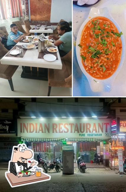 The restaurant's food and exterior